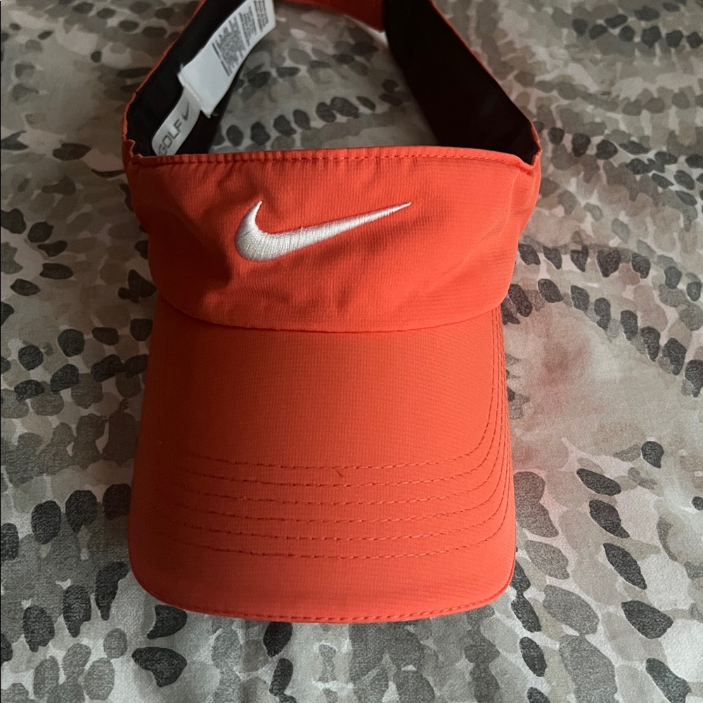 Nike Bright Orange Sports Visor